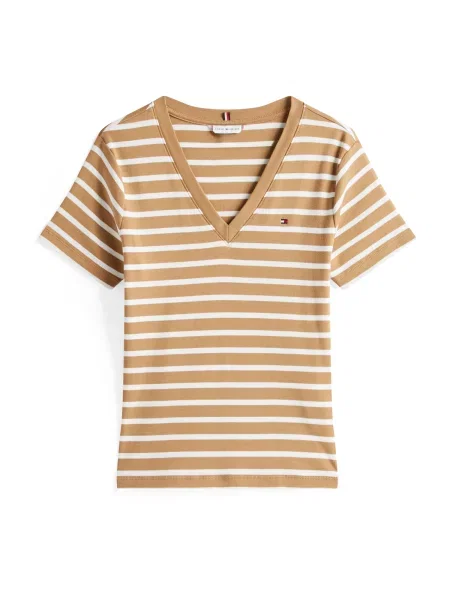 Tommy Hilfiger Majica New Cody Slim Fit rjava