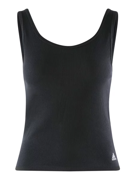 ADIDAS SPORTSWEAR Sport top negru alb