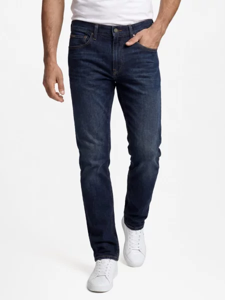Jeansy o kroju slim fit z 5 Polo Ralph Lauren niebieskie