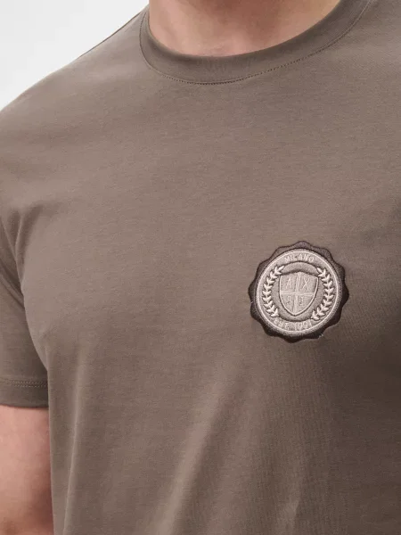 Футболка Armani Exchange коричнева