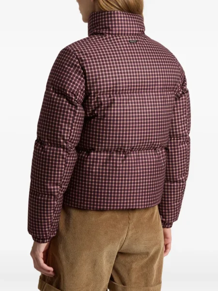 Geacă Woolrich în carouri roșu
