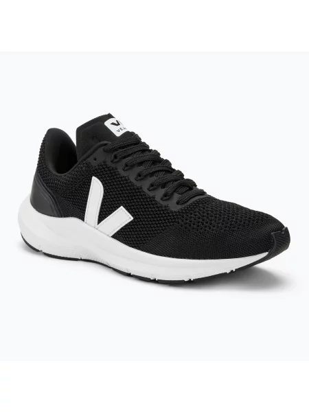 Мъжки обувки за бягане VEJA Marlin V-Knit black/white бяло