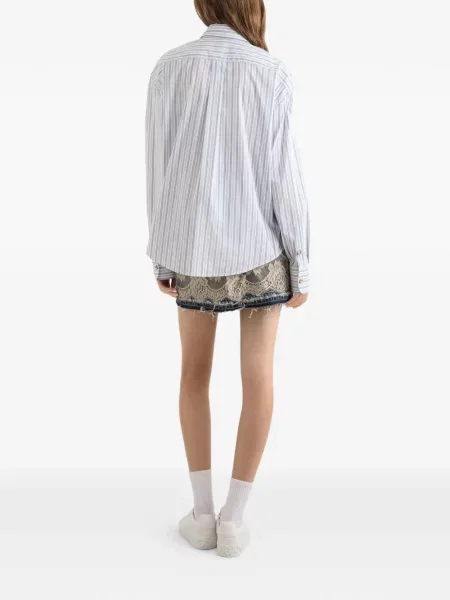 Cămașă Dolce & Gabbana cu dungi alb