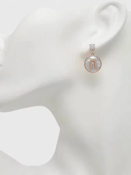 Náušnice Furla růžové