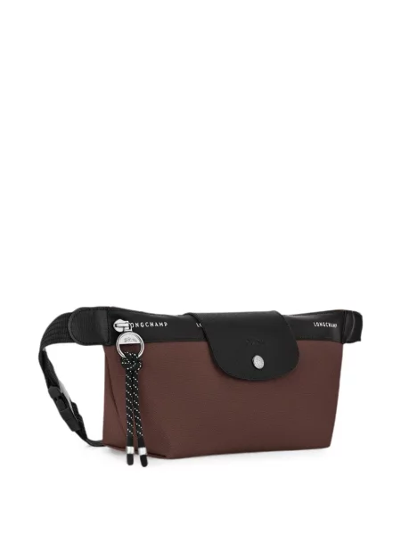 Cu centură curea Longchamp maro