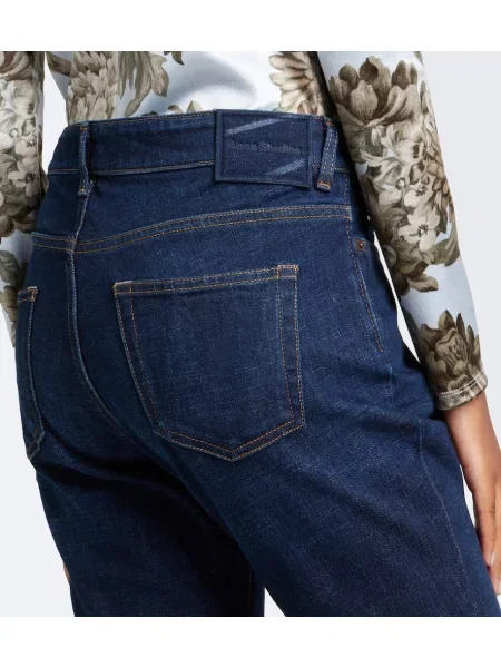Blugi evazați Acne Studios evazate albastru