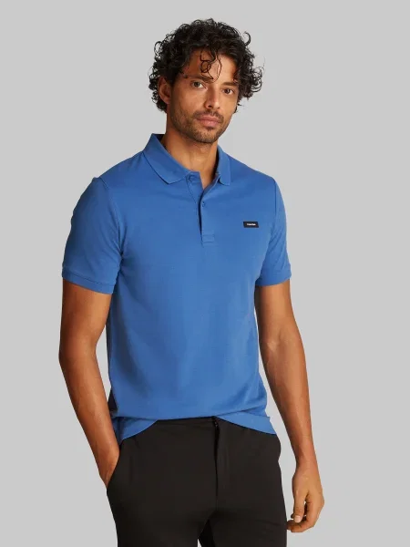 Calvin Klein Polokošeľa modrá