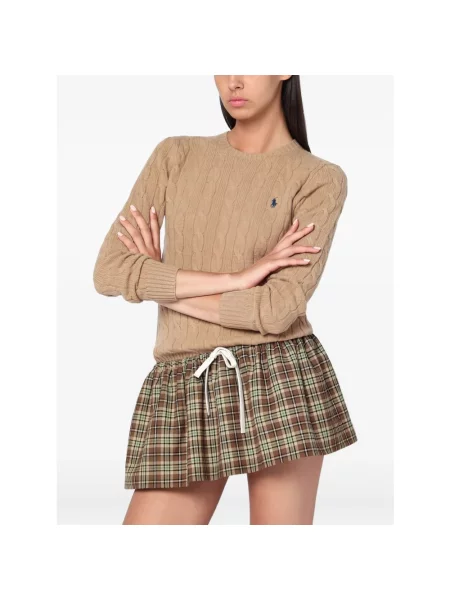 Polo Ralph Lauren sweter beżowy lekki brązowy