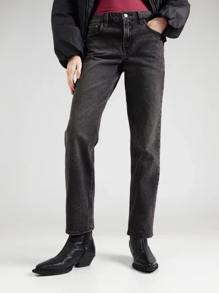 Abercrombie & Fitch Jeans denim negru
