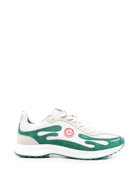 Sneakerși Casablanca din piele alb
