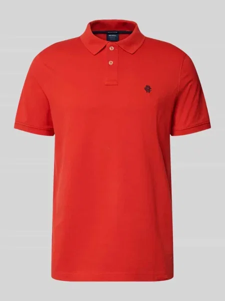 Koszulka polo o kroju slim fit z naszywanym logo Mcneal czerwona