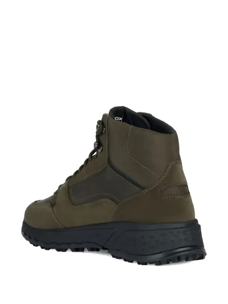 Botine Geox cu șireturi din dantelă verde