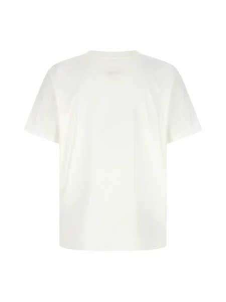 Koszulka Mm6 Maison Margiela z dżerseju biała