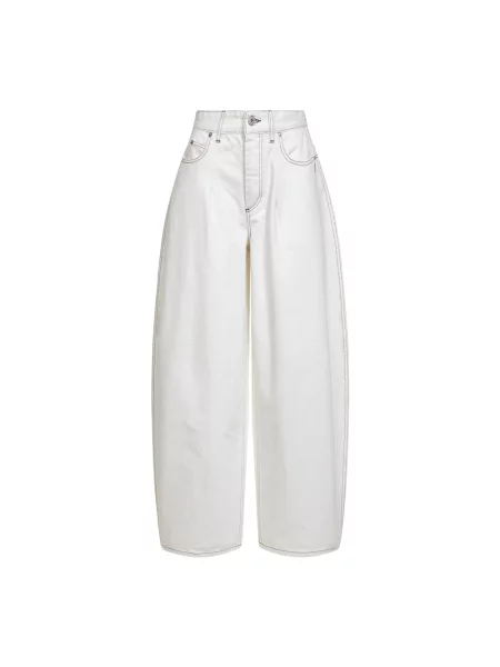 Szerokie jeansy Jacquemus białe