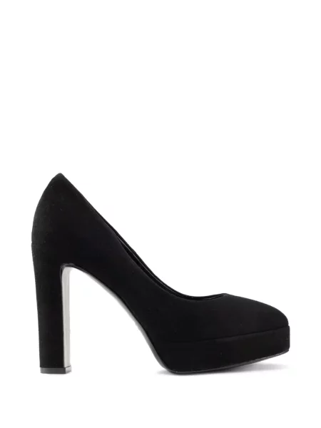 Pantofi cu toc Chuckies cu platformă negru