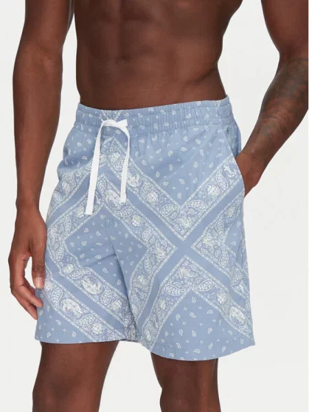 Tommy Jeans Šortky z materiálu Světle modrá