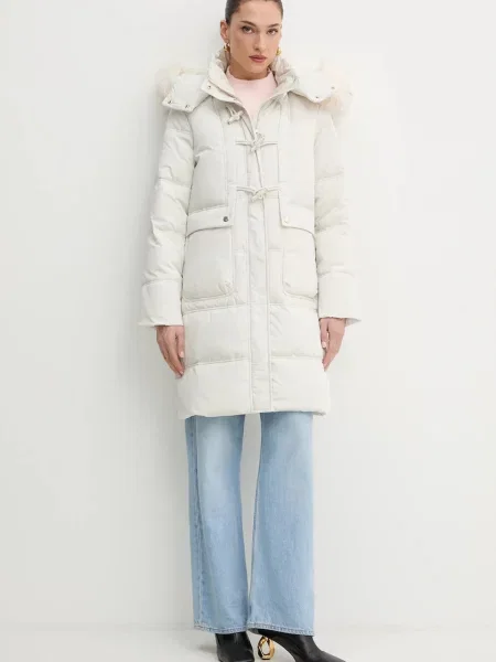 Пухова куртка Morgan зимова GMATIL бежевий