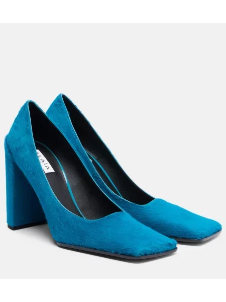 Pantofi cu toc Alaïa albastru