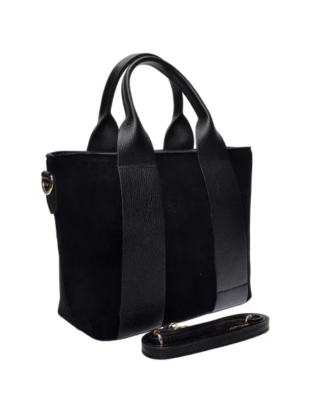 Geantă shopper Luisa Vannini negru
