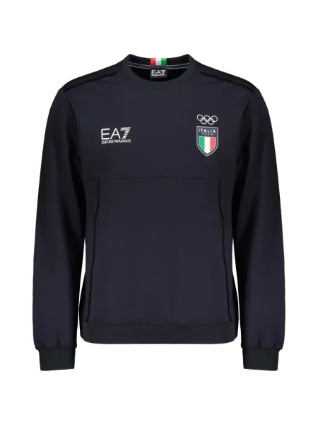 Φούτερ Ea7 Emporio Armani με σχέδιο μπλε