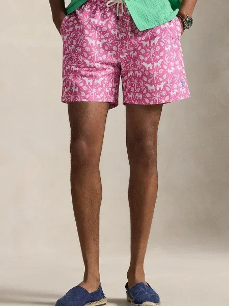 Polo Ralph Lauren kopalne kratke hlače roza