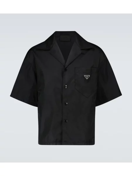 Krátká košile Prada černá