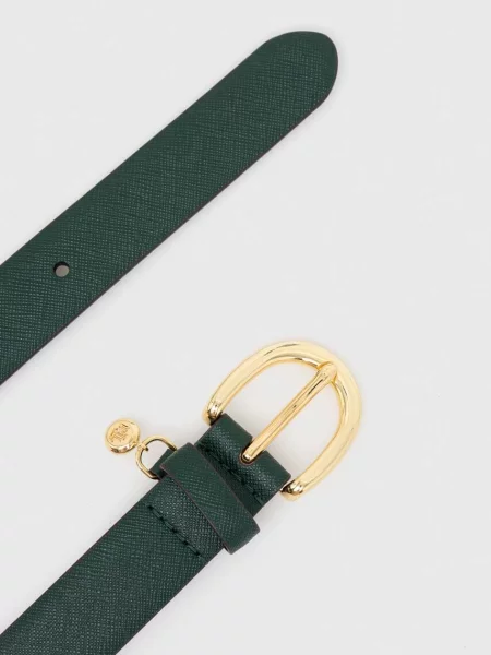 Lauren Ralph Lauren pas usnjeni zelena
