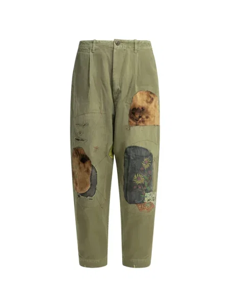Pantaloni Kapital verde
