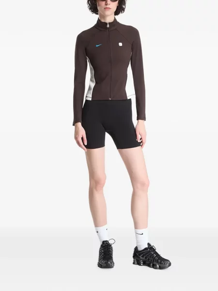 Geacă Nike alergare cu imagine din jerseu albastru