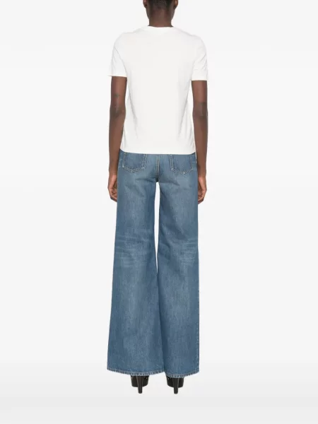 Tricou Chloé cu imagine alb