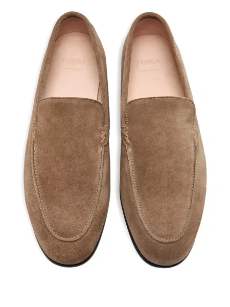 Pantofi loafer Forsa din piele de căprioară maro