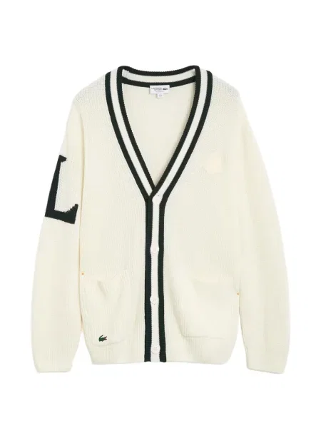 Golf cardigan Lacoste de lână