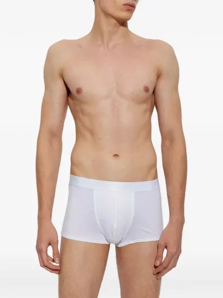 Boxerky Cdlp s autogramem bílé