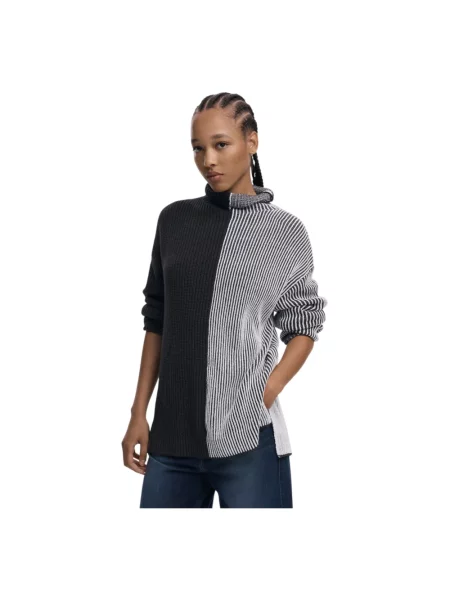 Sweter Desigual Kenai Sweater Middle Gray Vigore M