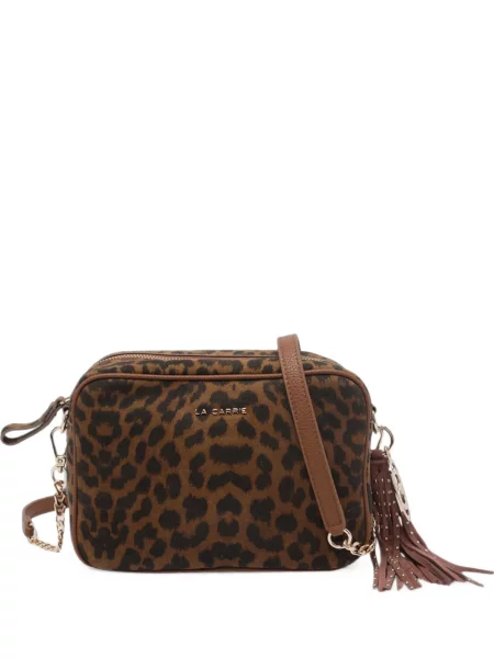 Body La Carrie cu imagine cu model leopard maro
