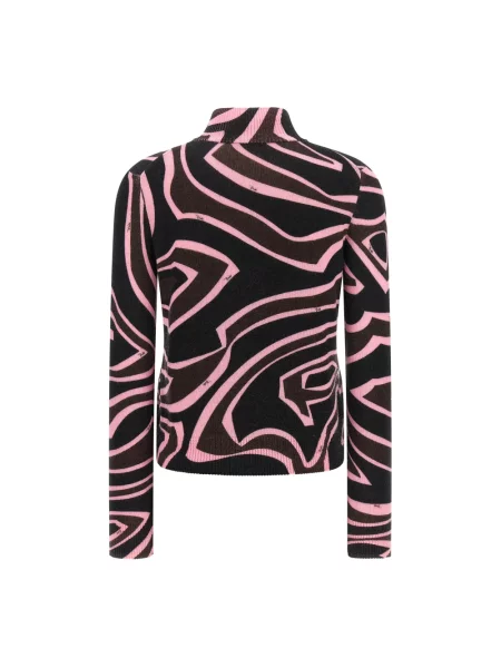 Sweter Pucci wełniany z nadrukiem