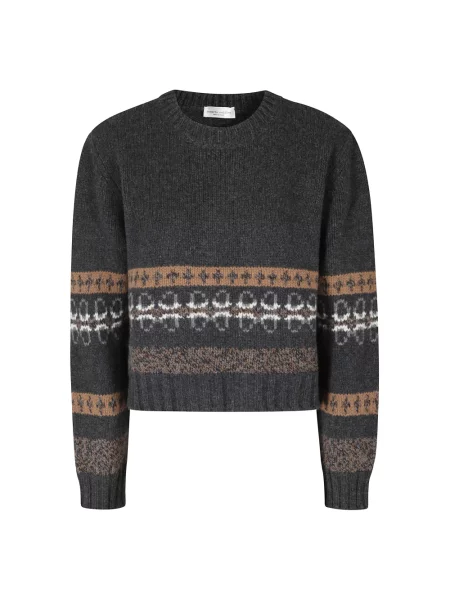 Sweter Roberto Collina szary