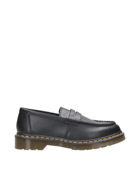 Półbuty Dr. Martens skórzane czarne