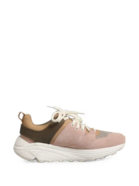 Sneakerși Dondup din piele de căprioară roz