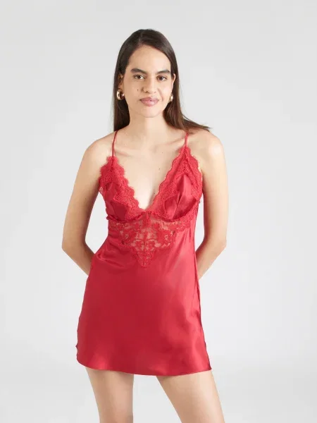 Hunkemöller Spalna srajca Mya rdeča