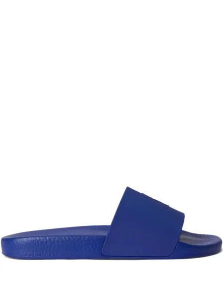 Ριγέ δερμάτινος κάλτσες Polo Ralph Lauren με κορδόνι μαύρο