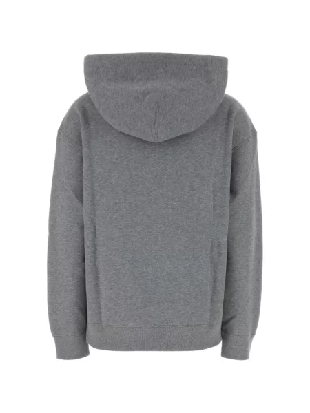 Hanorac cu glugă Jil Sander gri