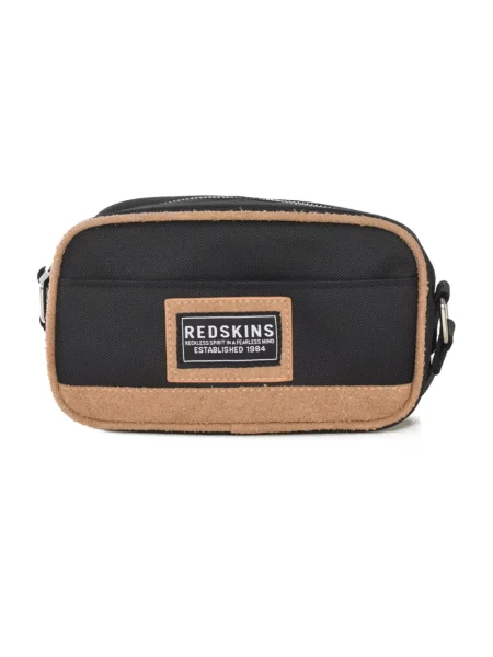 Torba crossbody Redskins skórzana czarna