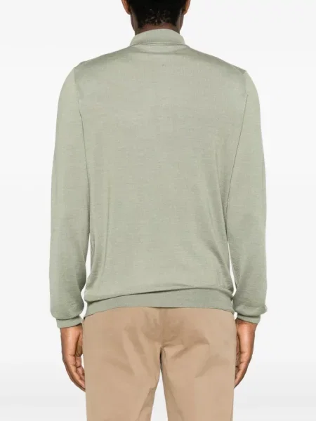 Lung tricou polo Gran Sasso verde