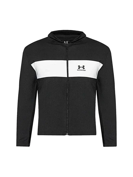 Lniana kurtka Balenciaga czarna