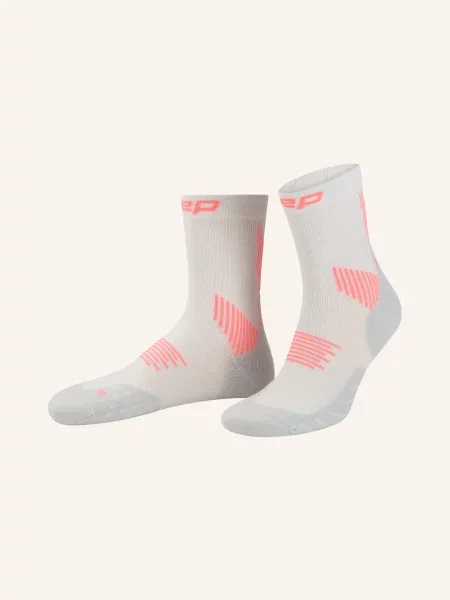 Cep Skarpety Do Biegania Core Run Compression Mid Cut Mid Cushion grau pomarańczowe