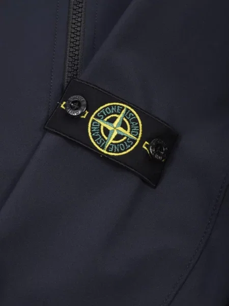 Kurtka dziecięca Stone Island niebieska