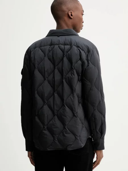 Péřová bunda Rag & Bone přechodná černá