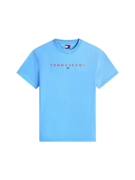 Tricou Tommy Hilfiger Jeans albastru