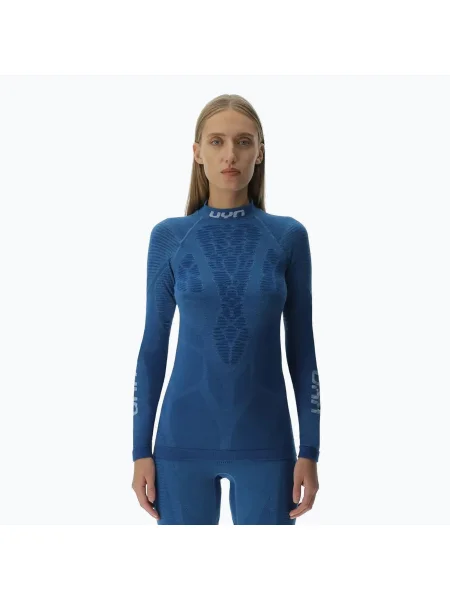 Női thermo hosszú ujjú felső UYN Elevation Biomorph LS Turtle Neck blue atoll. Méret: L-XL kék